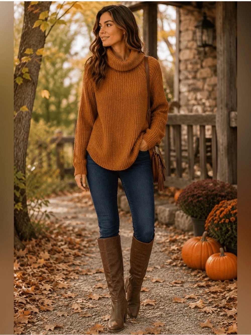 Kuhl Sienna Turtleneck Sweater Copper Size XL WARM COZY Winter Fall Rusty